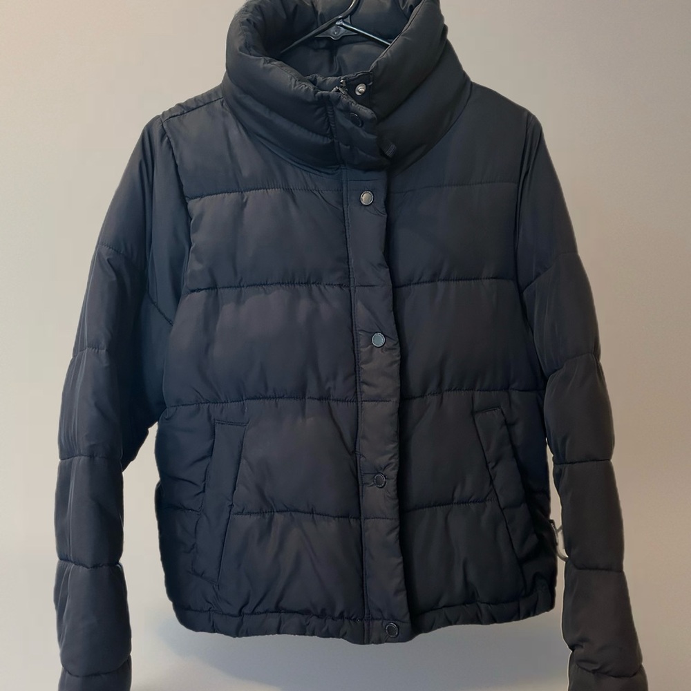 Abercrombie Women's Black Puffer Jacket